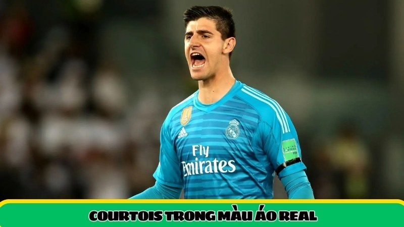 Số áo của Courtois trong màu áo Real