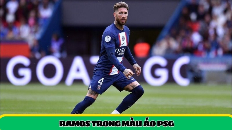 Ramos trong màu áo PSG