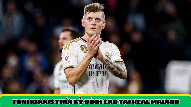 Số áo của Kroos 8 tại Real Madrid