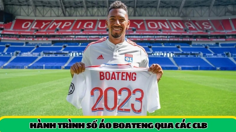 Hành trình số áo boateng qua các CLB